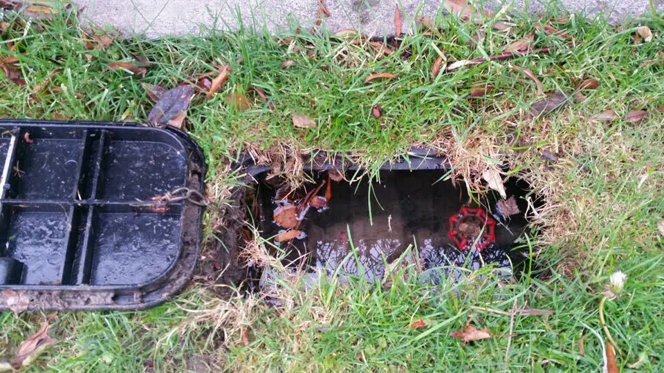 The photograph attached to this water supply report