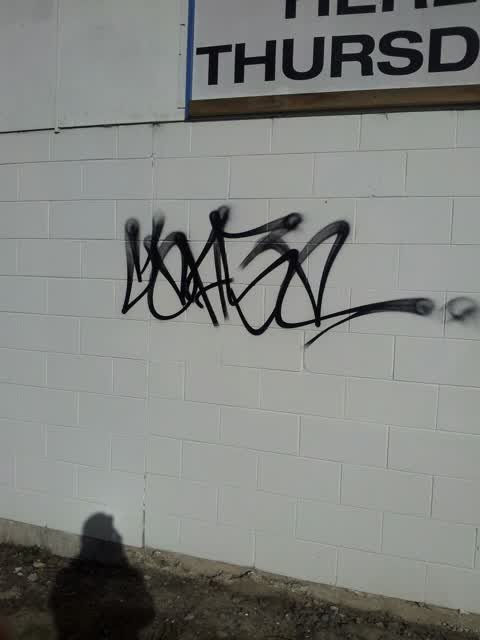 Graffiti, a report photo