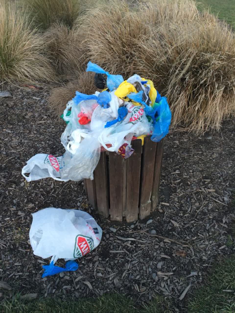 The photograph attached to this rubbish/recycling report
