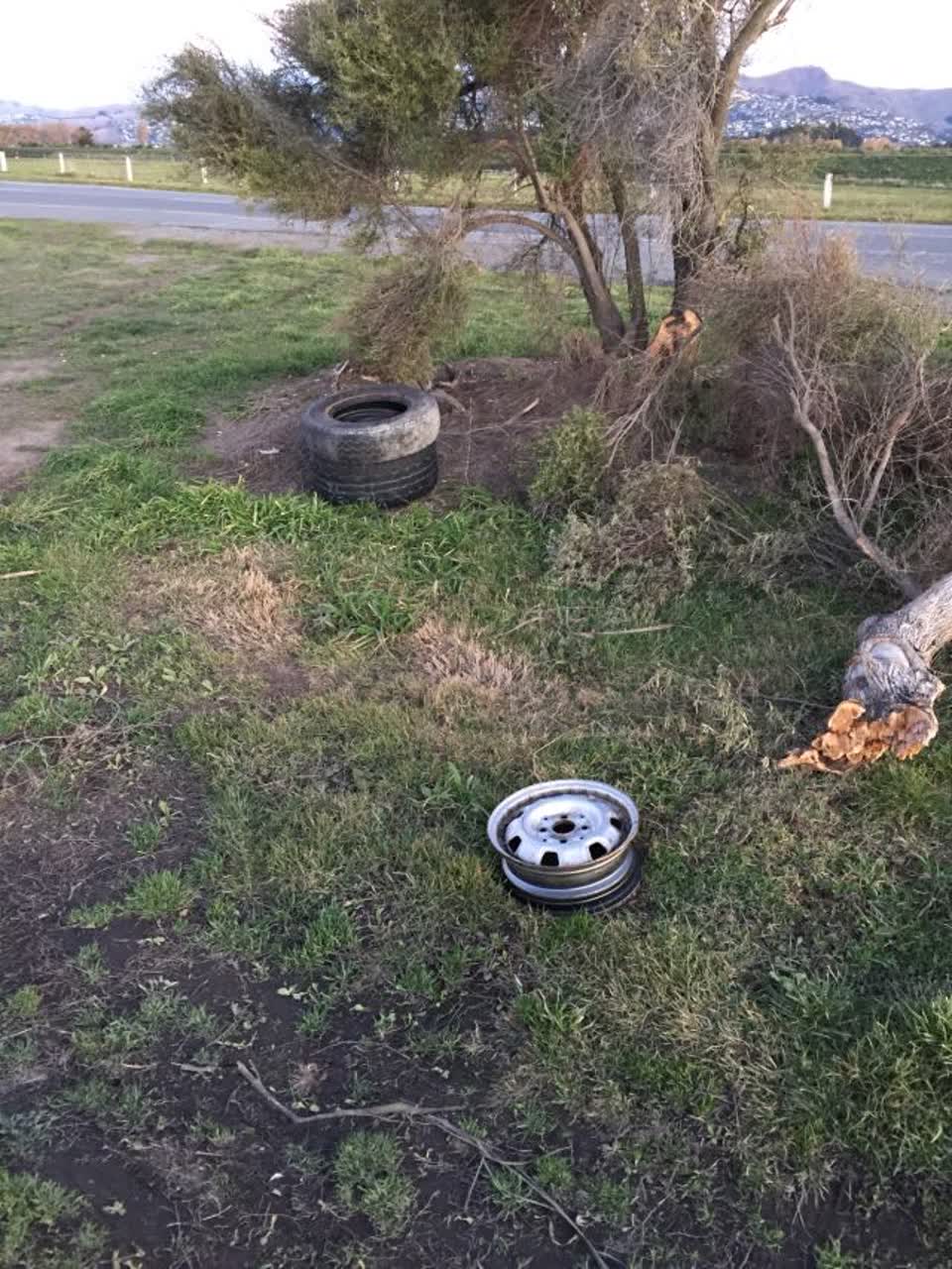 The photograph attached to this rubbish/recycling report