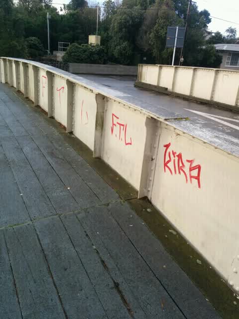 Graffiti, a report photo