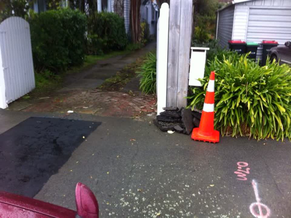 The photograph attached to this wastewater/stormwater report