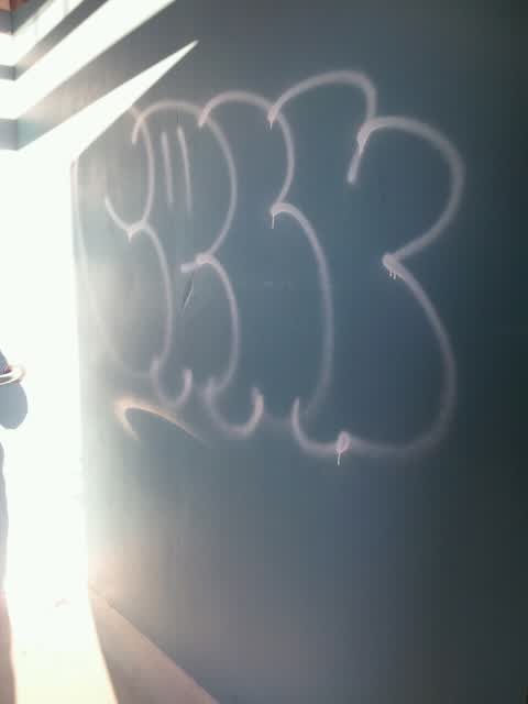 Graffiti, a report photo