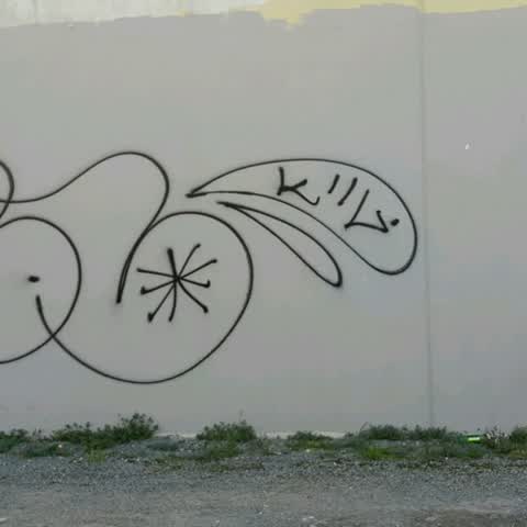 Graffiti, a report photo