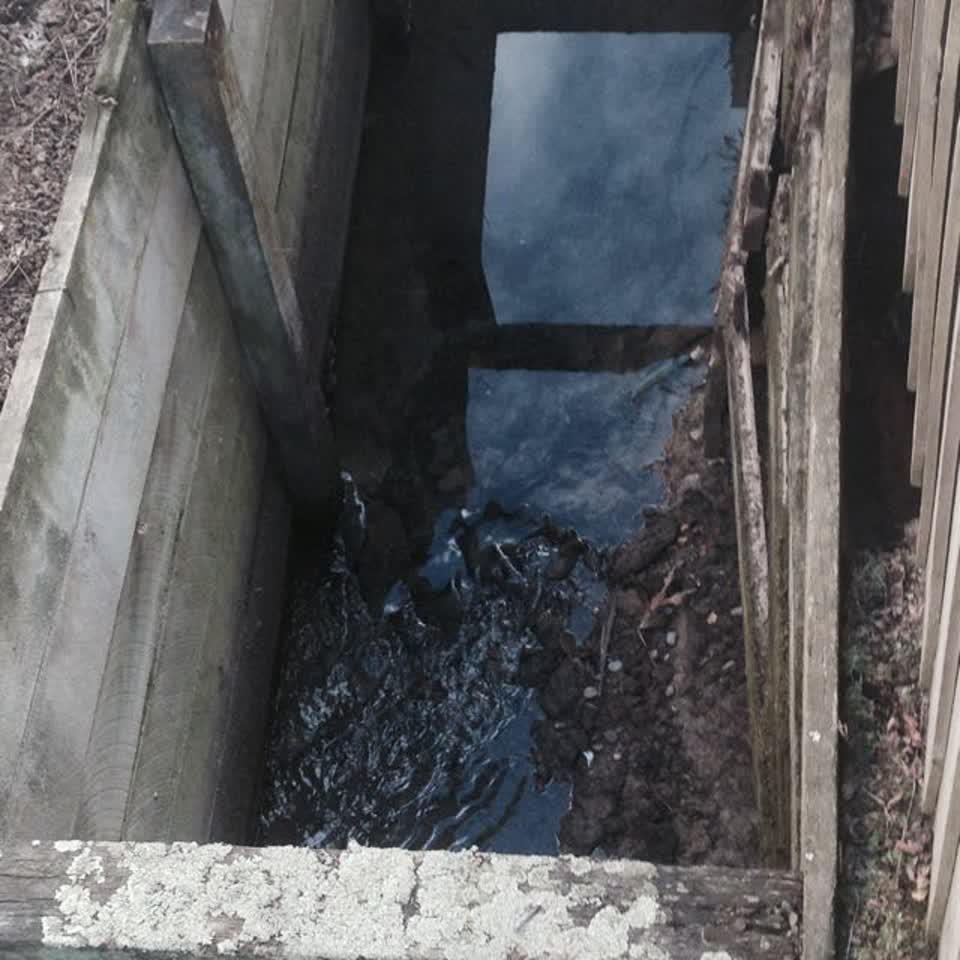 The photograph attached to this wastewater/stormwater report