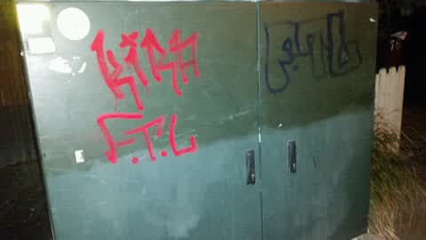 Graffiti, a report photo