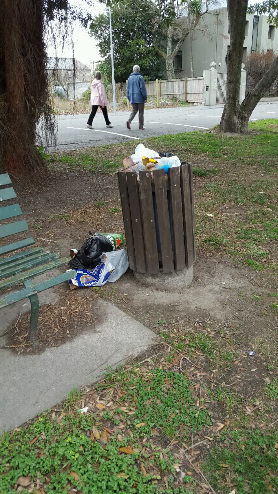 The photograph attached to this rubbish/recycling report