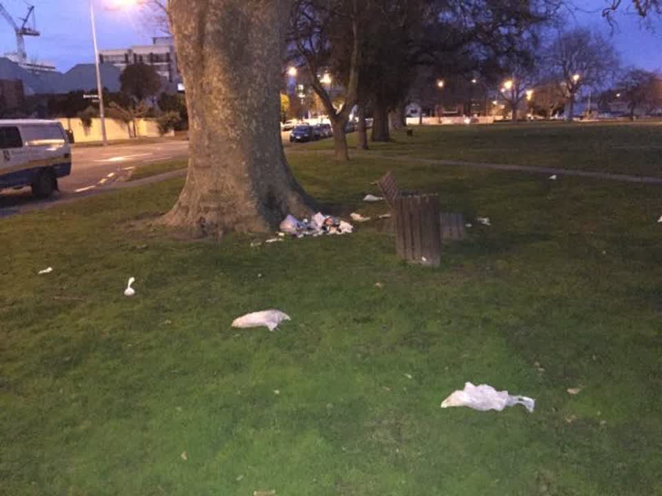 The photograph attached to this rubbish/recycling report