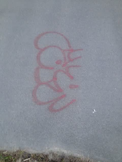 Graffiti, a report photo
