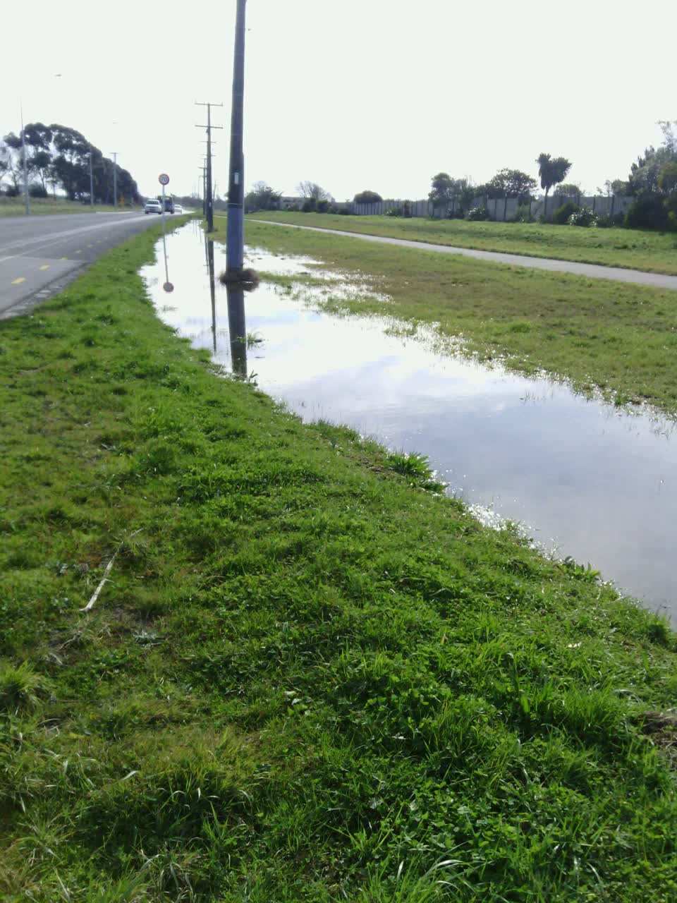 The photograph attached to this wastewater/stormwater report
