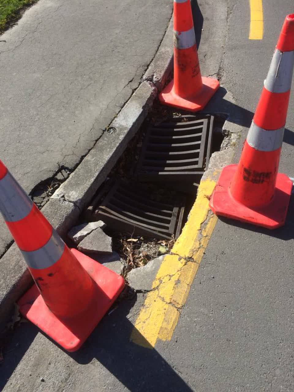 The photograph attached to this wastewater/stormwater report