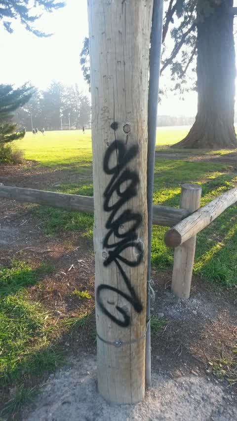 Graffiti, a report photo