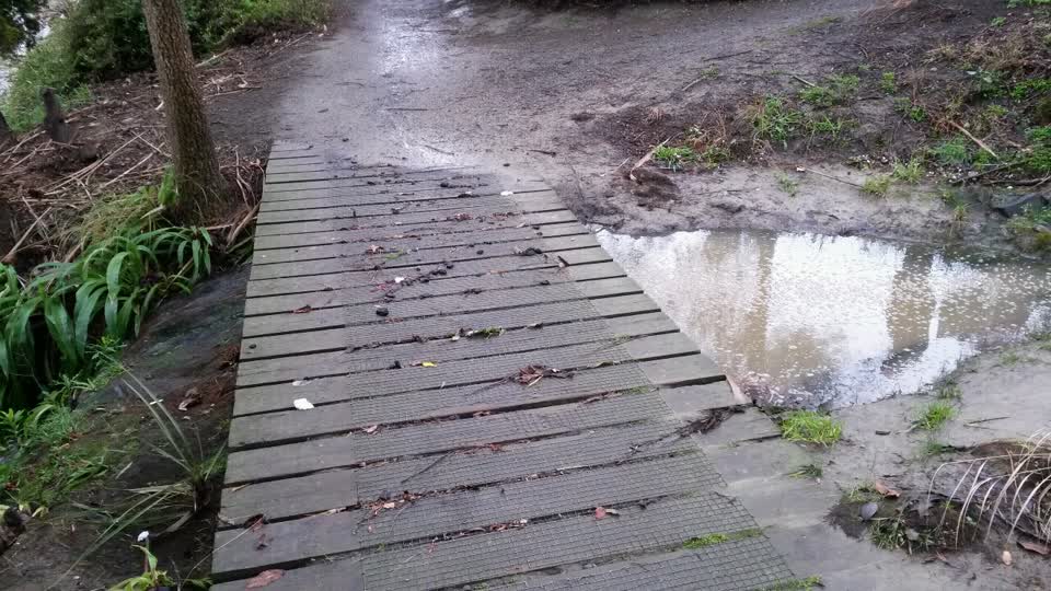The photograph attached to this wastewater/stormwater report