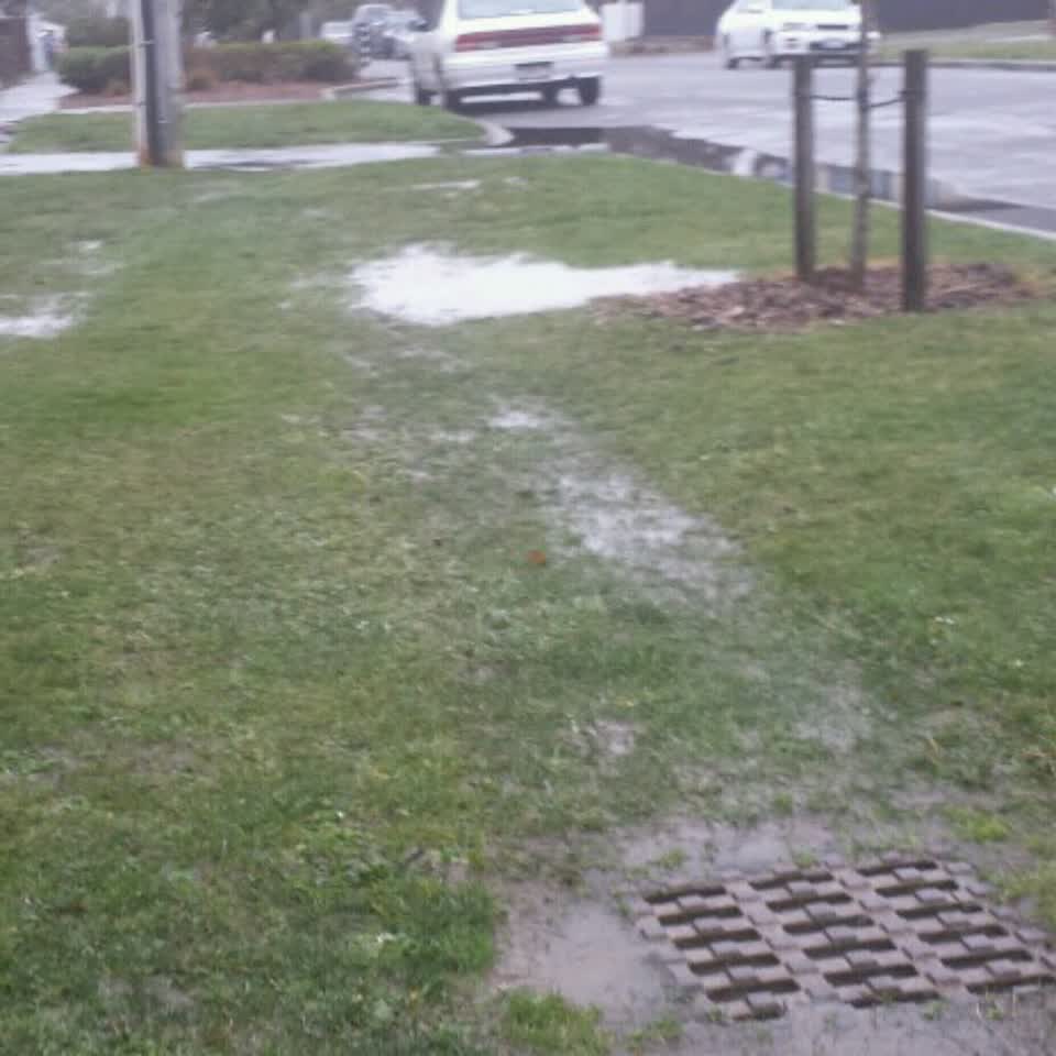 The photograph attached to this wastewater/stormwater report