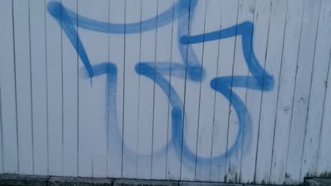 Graffiti, a report photo