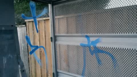 Graffiti, a report photo