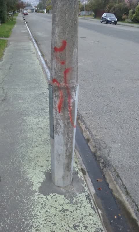 Graffiti, a report photo