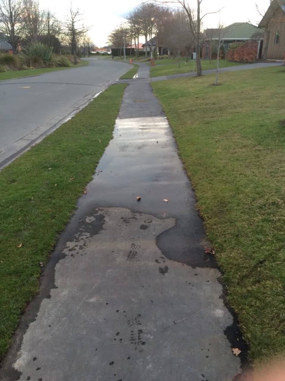 The photograph attached to this water supply report