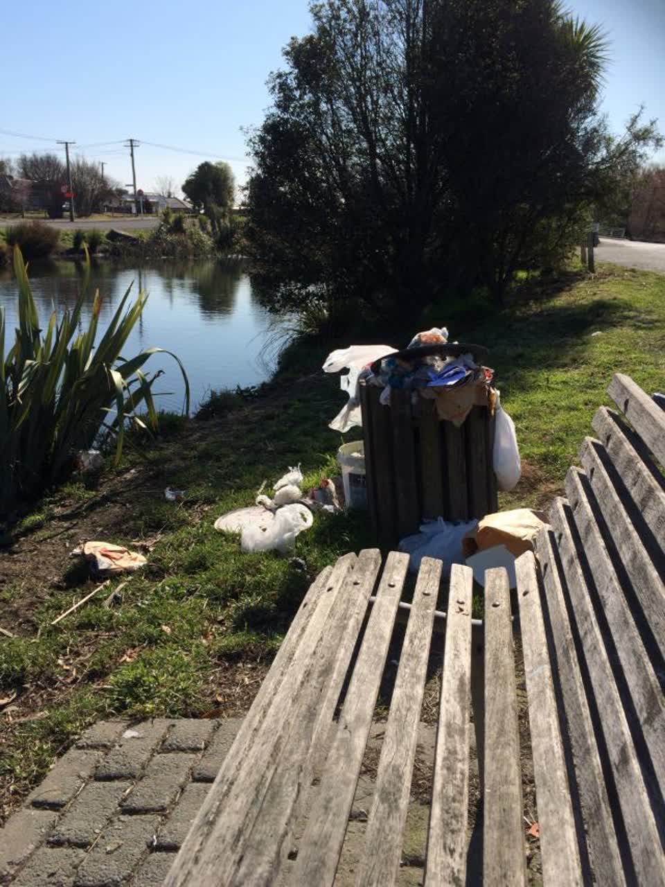 The photograph attached to this rubbish/recycling report