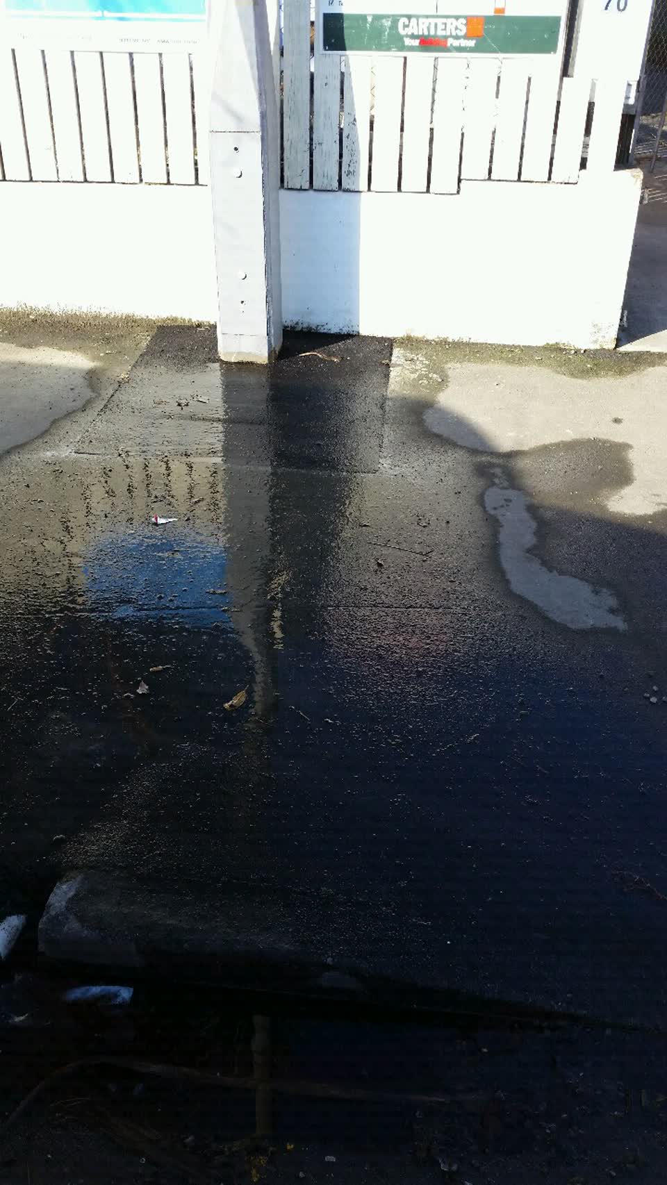 The photograph attached to this water supply report