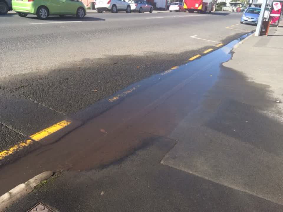 The photograph attached to this wastewater/stormwater report