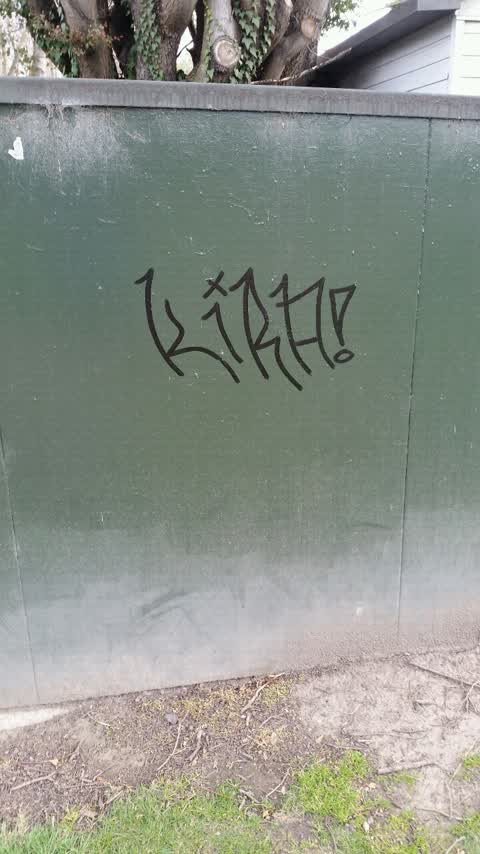 Graffiti, a report photo