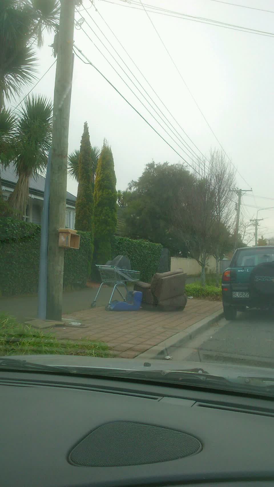 The photograph attached to this rubbish/recycling report