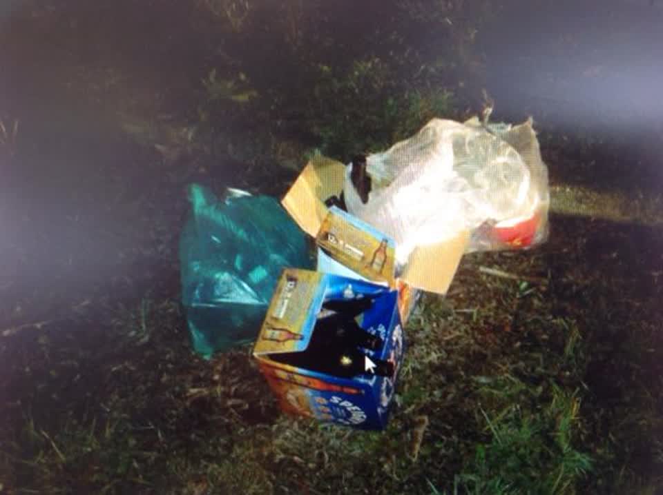 The photograph attached to this rubbish/recycling report