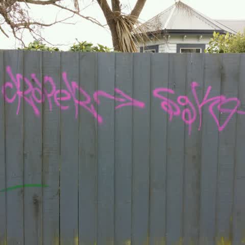 Graffiti, a report photo