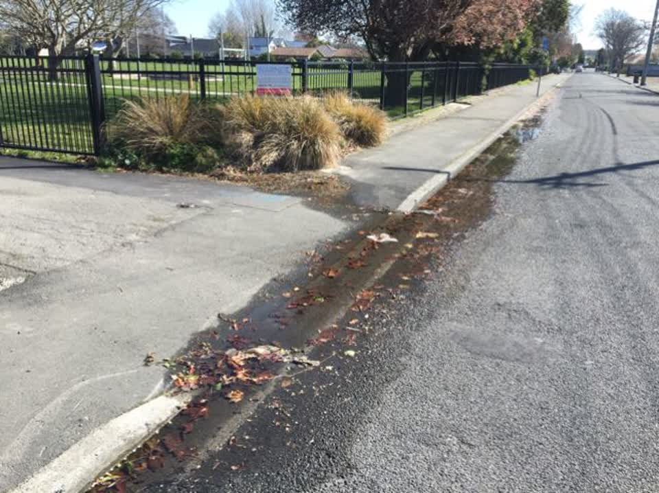 The photograph attached to this water supply report