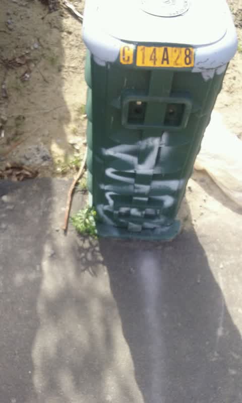 Graffiti, a report photo