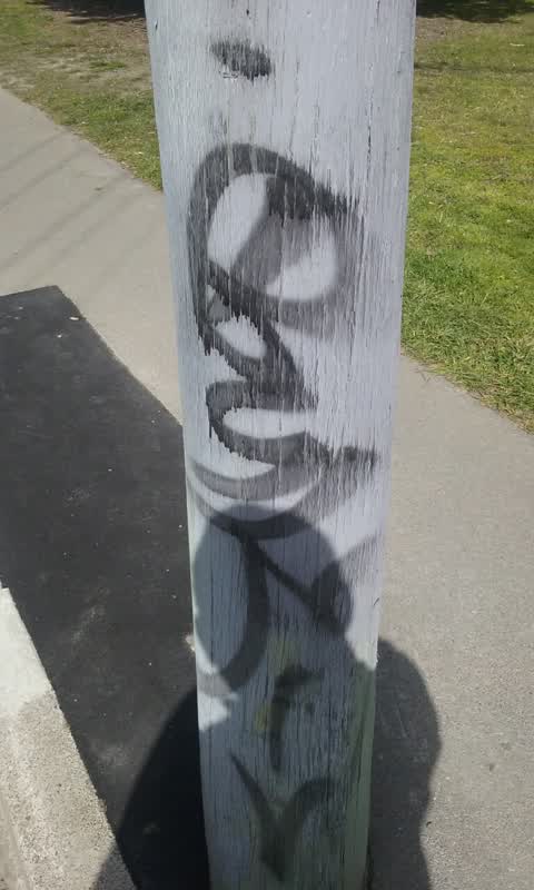 Graffiti, a report photo