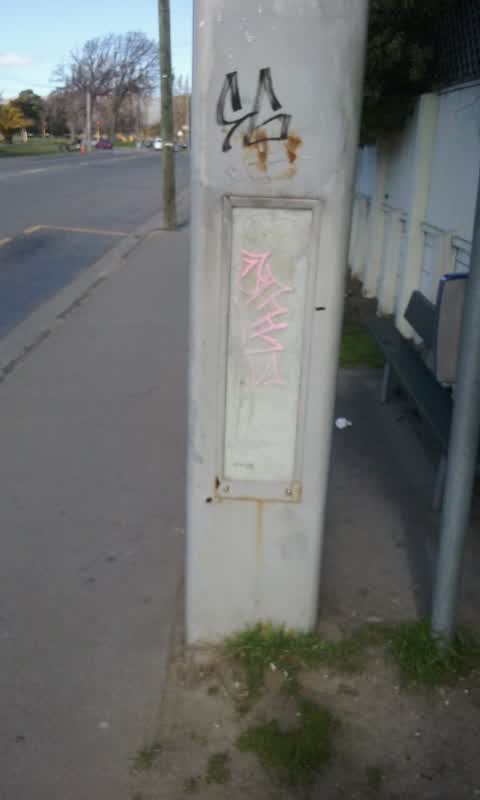 Graffiti, a report photo