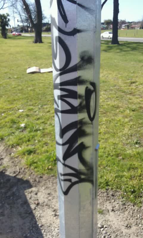 Graffiti, a report photo