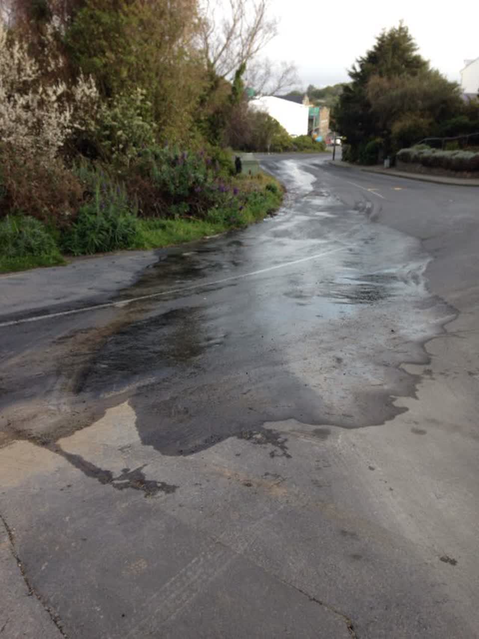 The photograph attached to this water supply report
