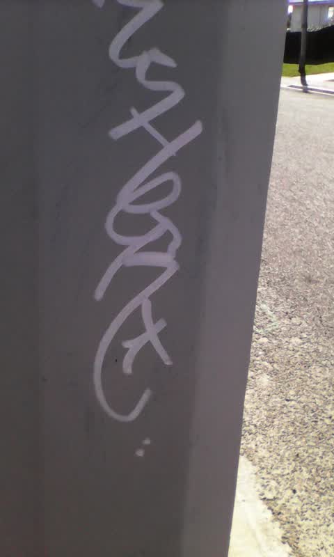 Graffiti, a report photo