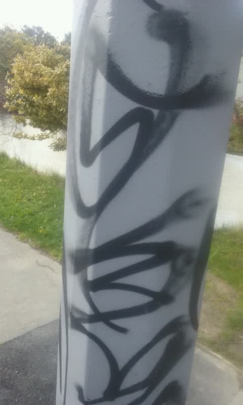 Graffiti, a report photo