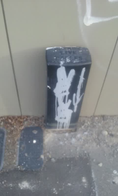 Graffiti, a report photo