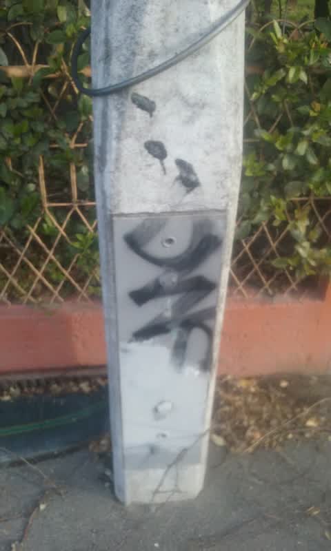 Graffiti, a report photo