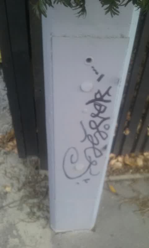 Graffiti, a report photo