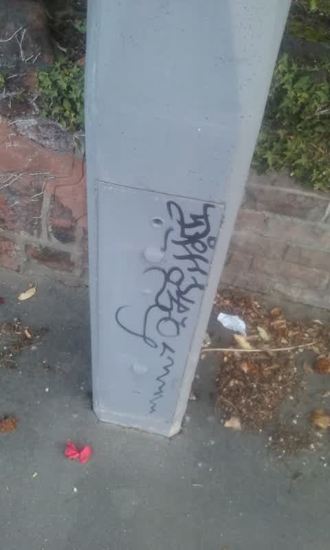 Graffiti, a report photo