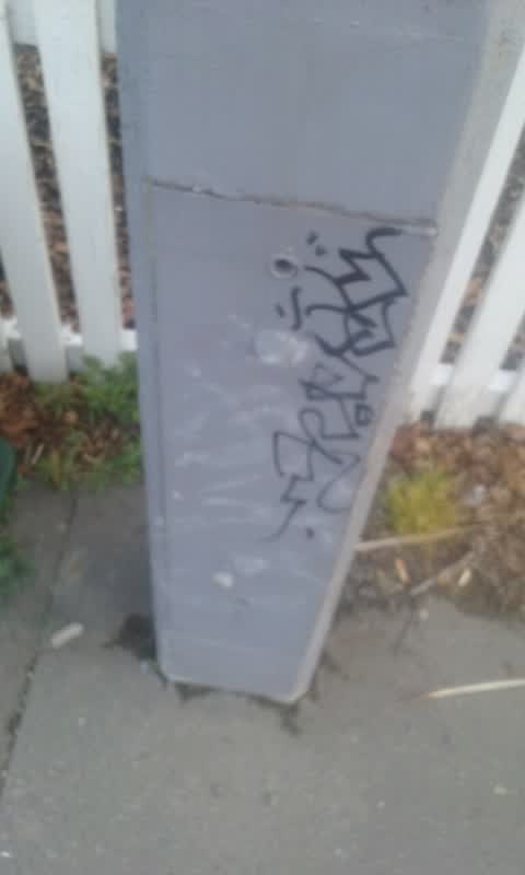 Graffiti, a report photo