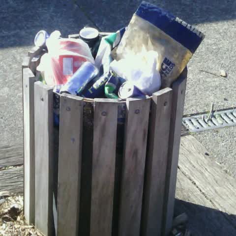 Rubbish/Recycling — a report photo
