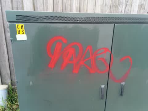 Graffiti, a report photo