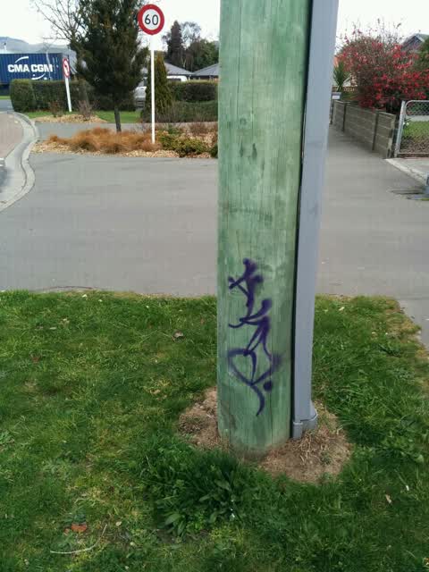 Graffiti, a report photo