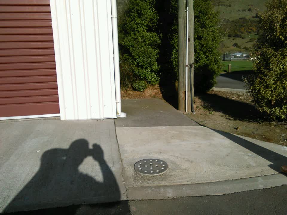 The photograph attached to this wastewater/stormwater report