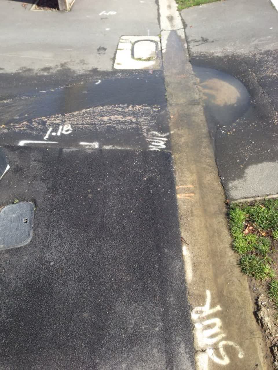 The photograph attached to this wastewater/stormwater report