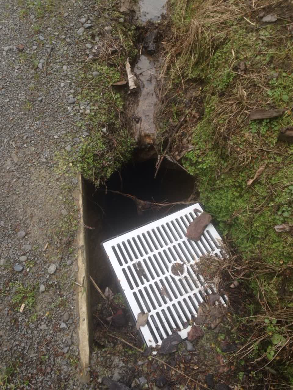 The photograph attached to this wastewater/stormwater report