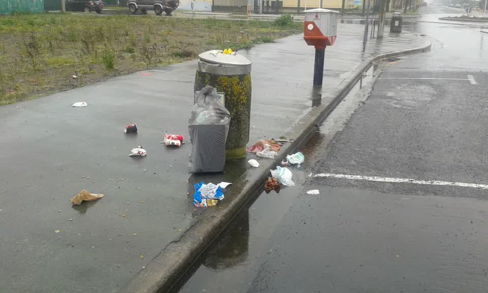 The photograph attached to this rubbish/recycling report