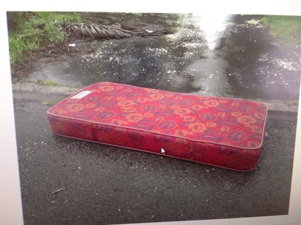 The photograph attached to this rubbish/recycling report